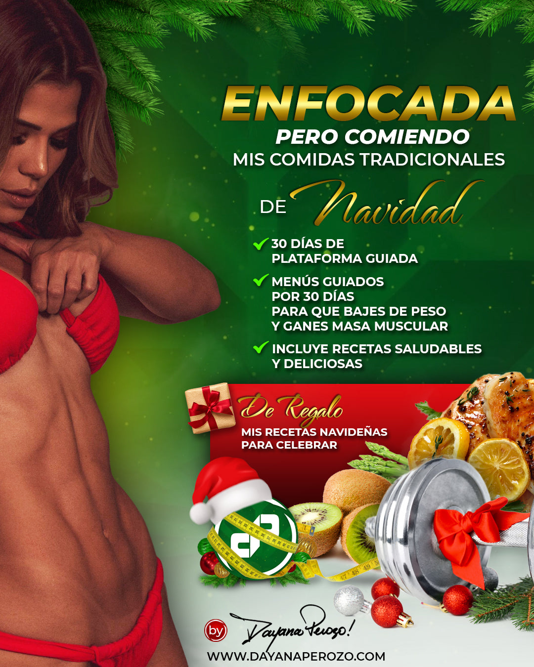 Plan de Navidad para Bajar de Peso y Ganar Masa Muscular